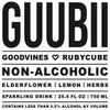 GUUBII - Elderflower-Lemon Sparkling Non-Alcoholic Wine Aperitif - 25.4oz