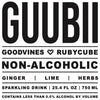 GUUBII - Ginger-Lime Sparkling Non-Alcoholic Wine Aperitif - 25.4oz