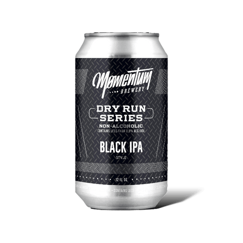 Momentum Brewery - BLACK IPA „Dry Run Series“ Non-Alcoholic IPA - 12oz