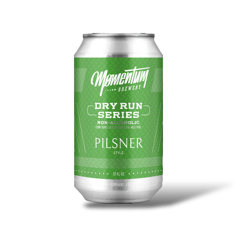 Momentum Brewery - PILS „Dry Run Series“ Non-Alcoholic Brew - 12oz